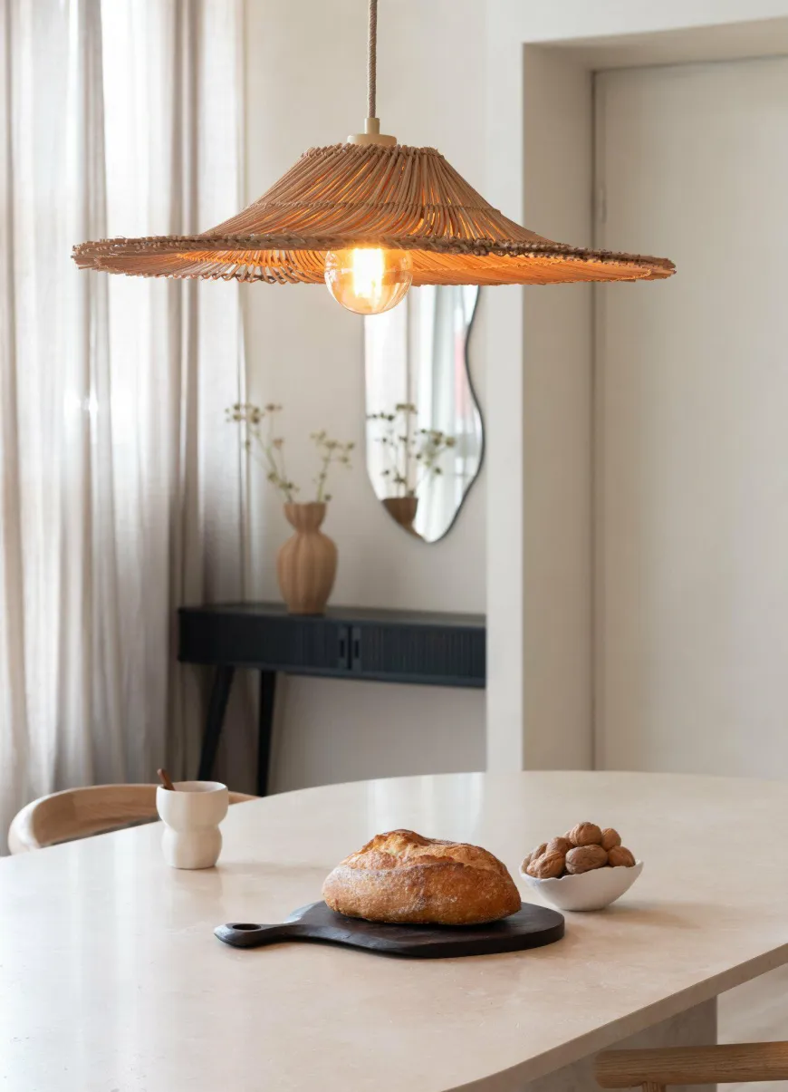 Good&Mojo Hanglamp Cancun rotan ø53 naturel S