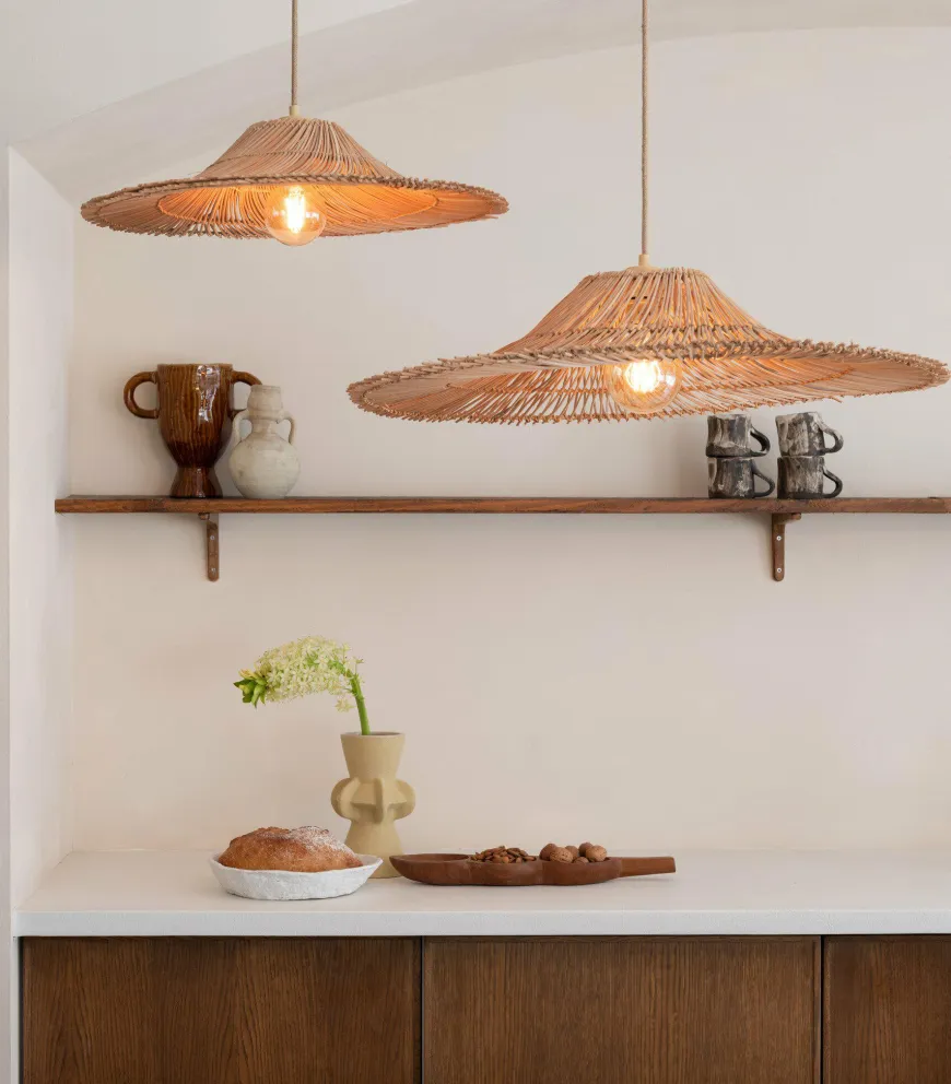 Good&Mojo Hanglamp Cancun rotan ø53 naturel S