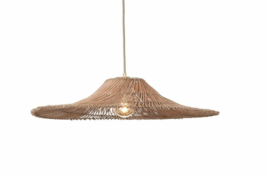 Good&Mojo Hanglamp Cancun rotan ø70 naturel L