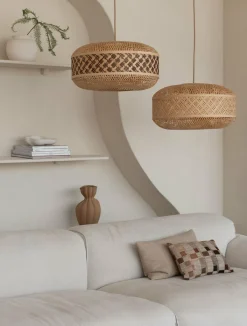 Good&Mojo Hanglamp Langkawi bamboe ø50xh.25cm naturel