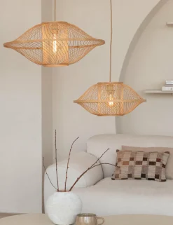 Good&Mojo Hanglamp Maui bamboe ø70xh.30cm naturel L