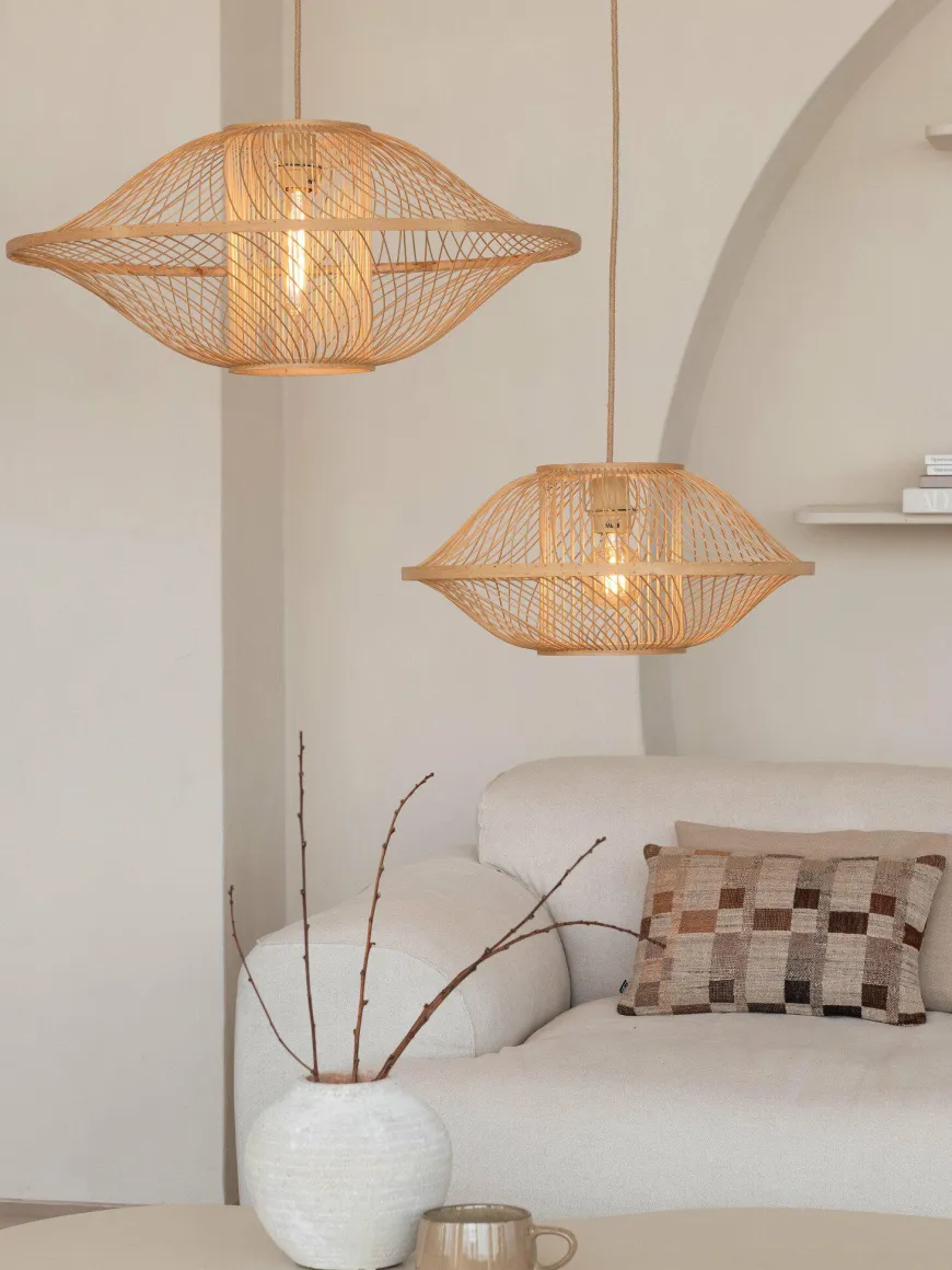 Good&Mojo Hanglamp Maui bamboe naturel S