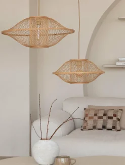 Good&Mojo Hanglamp Maui bamboe naturel S