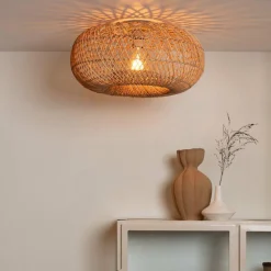 Good&Mojo Plafondlamp Arizona bamboe ø50 naturel S