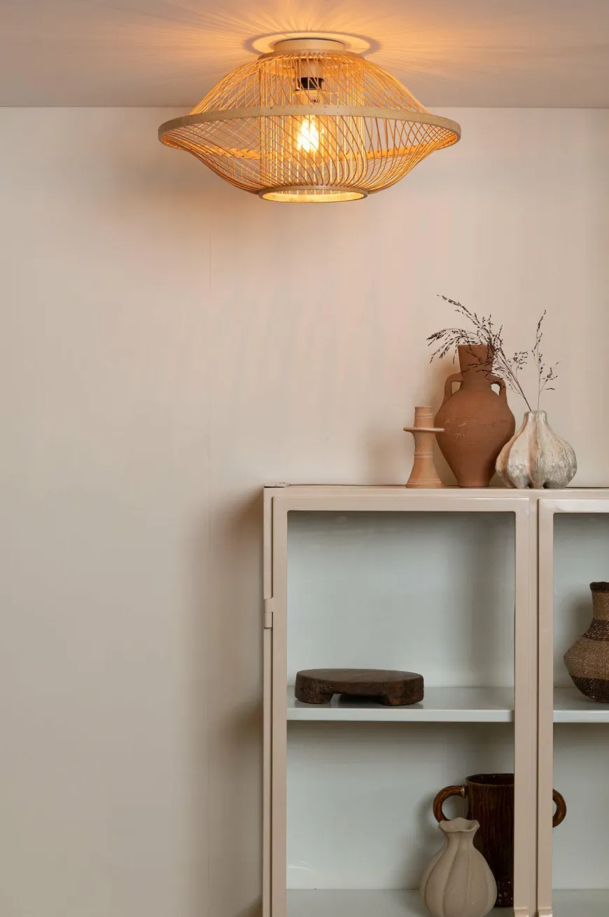 Good&Mojo Plafondlamp Maui bamboe naturel S