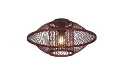 Good&Mojo Plafondlamp Maui bamboe burgundy S