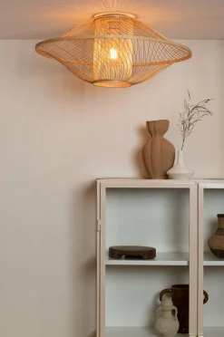 Good&Mojo Plafondlamp Maui bamboe ø70xh.30cm naturel L
