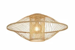 Good&Mojo Plafondlamp Maui bamboe ø70xh.30cm naturel L