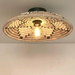 Good&Mojo Plafonniere Andros dia. 45cm naturel/wit