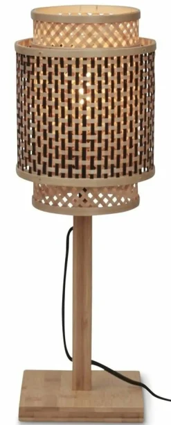 Good&Mojo Tafellamp Bhutan naturel 1825 zwart naturel