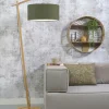 Good&Mojo Vloerlamp Andes bamboe eco linnen green forest