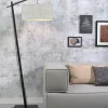 Good&Mojo Vloerlamp Andes bamboe zwart eco linnen licht