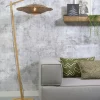 Good&Mojo Vloerlamp Bali bamboe naturel naturel/zwart M kap Ø60