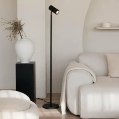 Good&Mojo Vloerlamp bamboe Java zwart