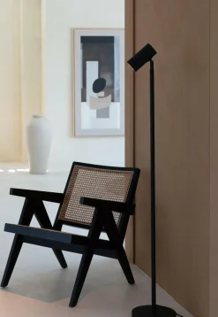 Good&Mojo Vloerlamp bamboe Java zwart