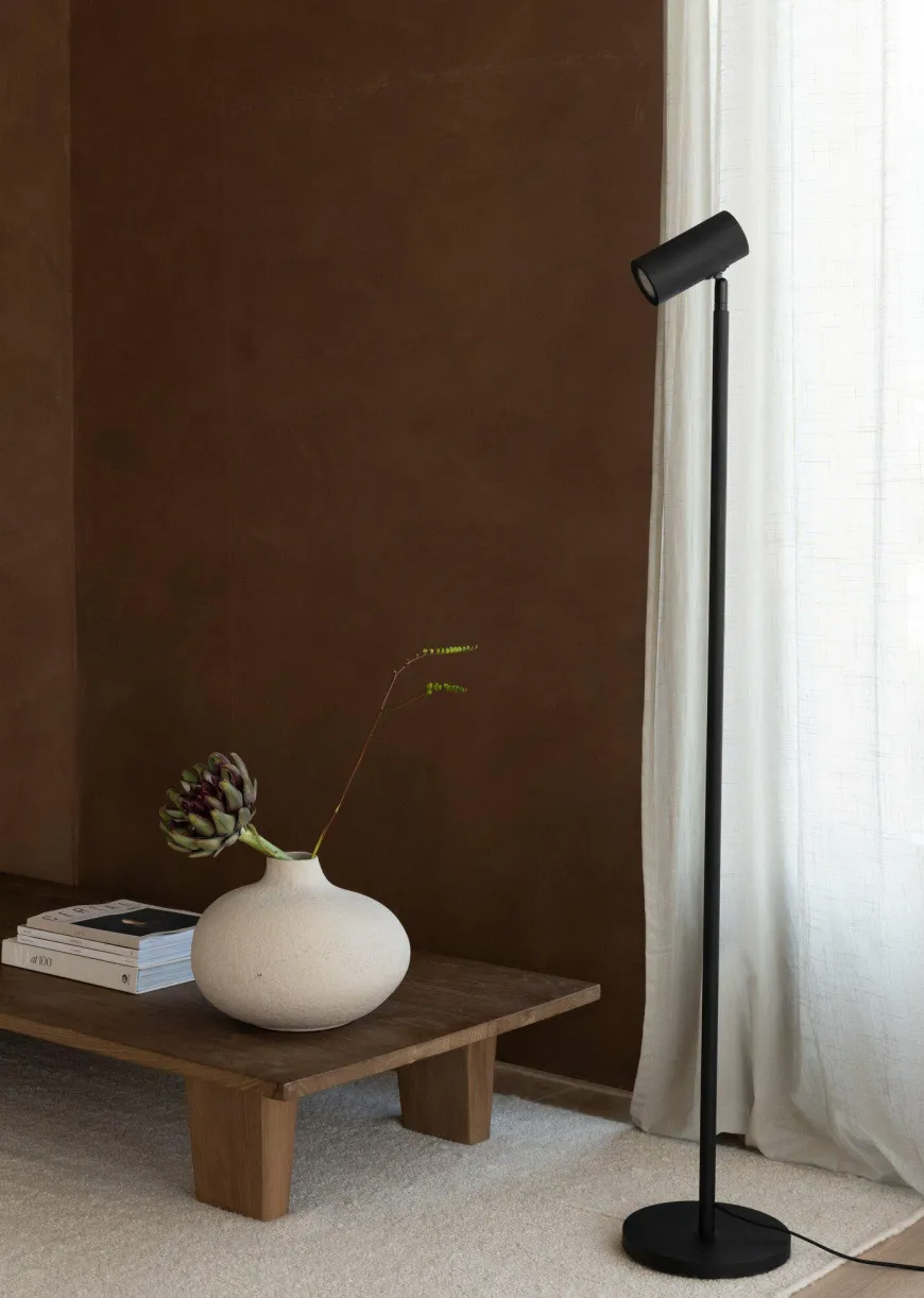 Good&Mojo Vloerlamp bamboe Java zwart