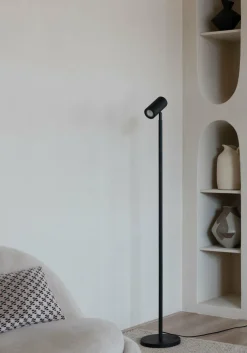 Good&Mojo Vloerlamp bamboe Java zwart