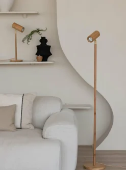 Good&Mojo Vloerlamp bamboe Java naturel
