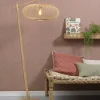 Good&Mojo Vloerlamp Cango bamboe naturel S 176 cm kap Ø 60 naturel
