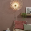 Good&Mojo Wandlamp Bromo bamboe asymm. Ø 60 naturel L