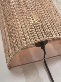 Good&Mojo Wandlamp Iguazu halfrond 22cm naturel