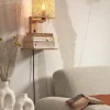 Good&Mojo Wandlamp Java met plank naturel