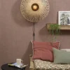 Good&Mojo Wandlamp Kalimantan bamboe plat Ø60 M