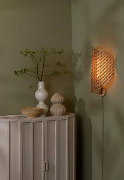 Good&Mojo Wandlamp Kinabalu bambo 40x10xh.50cm naturel bruin