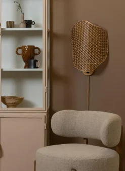 Good&Mojo Wandlamp Kinabalu bambo 40x10xh.50cm naturel bruin