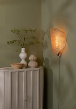 Good&Mojo Wandlamp Kinabalu bamboe 40x10xh.50cm naturel