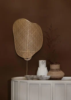 Good&Mojo Wandlamp Kinabalu bamboe 40x10xh.50cm naturel