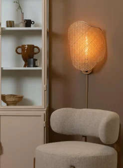 Good&Mojo Wandlamp Kinabalu bamboe 40x10xh.50cm naturel