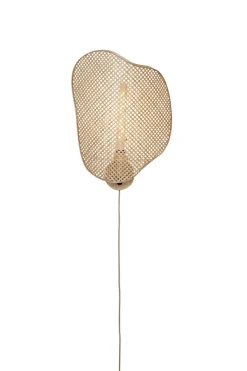 Good&Mojo Wandlamp Kinabalu bamboe 40x10xh.50cm naturel