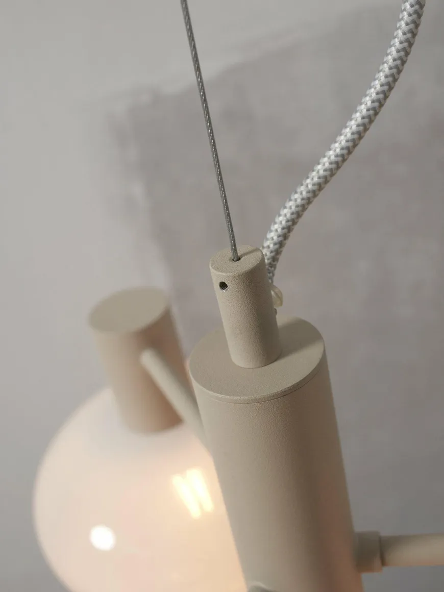 it's about RoMi Hanglamp Bologna 4-arm kleurverl. melkwit
