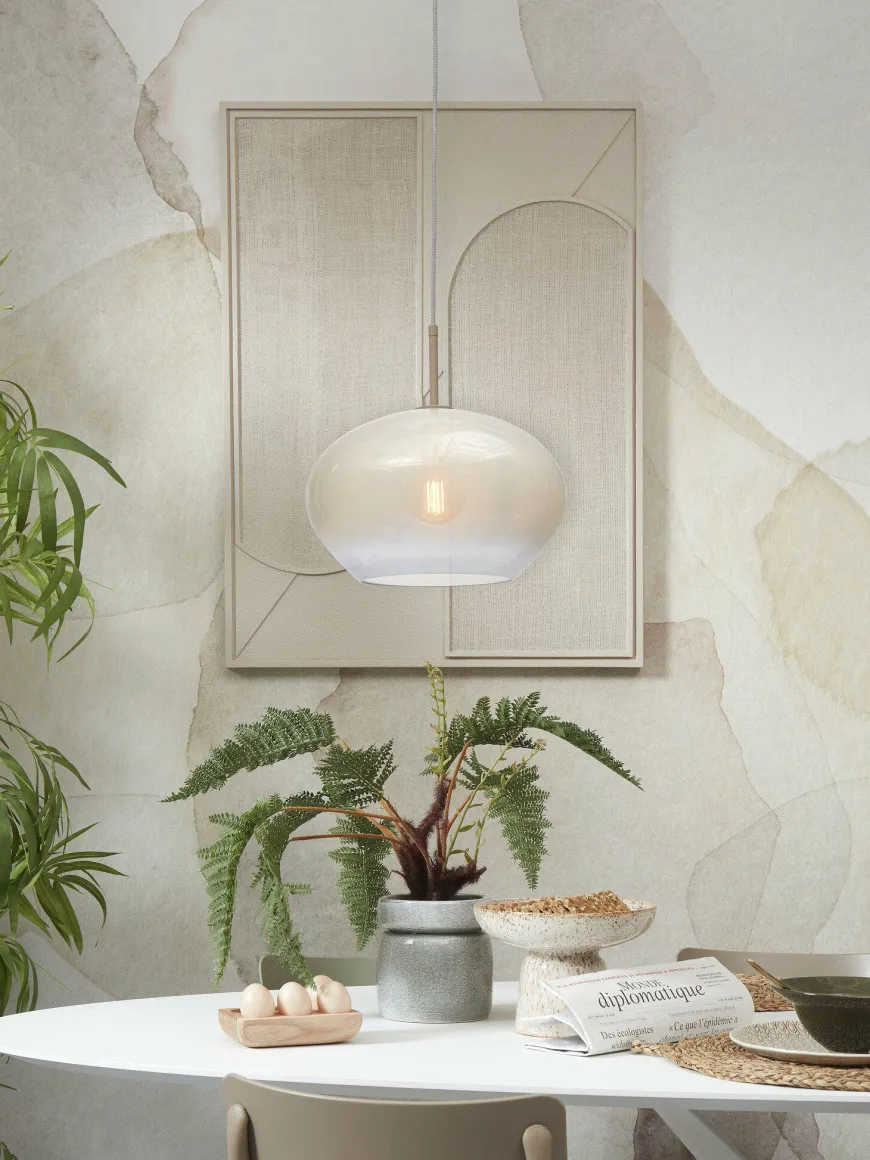 it's about RoMi Hanglamp Bologna kleurverl. melkwit