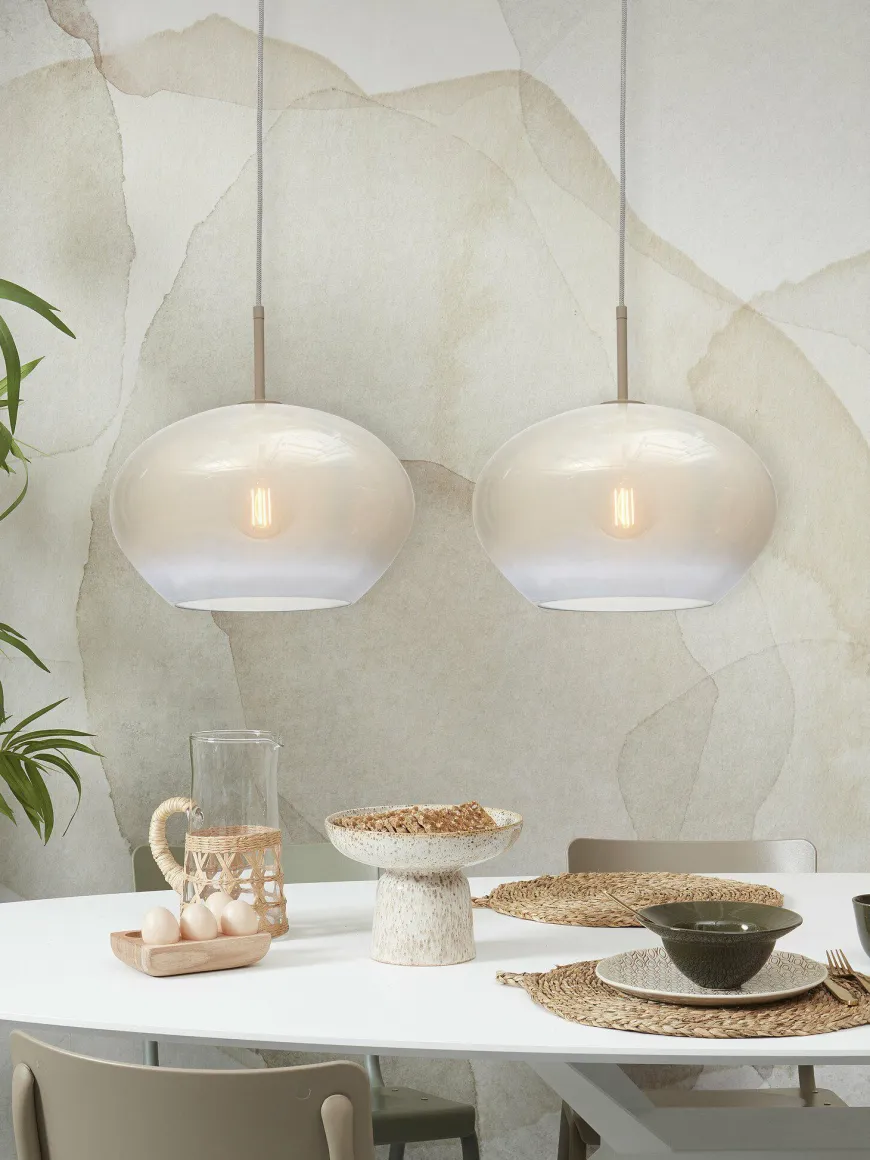 it's about RoMi Hanglamp Bologna kleurverl. melkwit