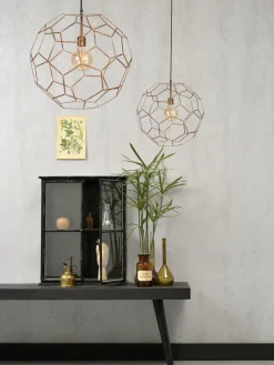 it's about RoMi Hanglamp draadijzer Marrakesh Ø55 koper L