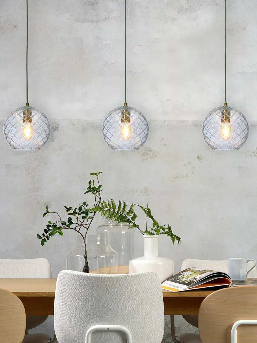 it's about RoMi Hanglamp glas Venice bol transparant