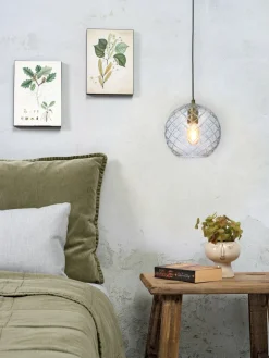 it's about RoMi Hanglamp glas Venice bol transparant