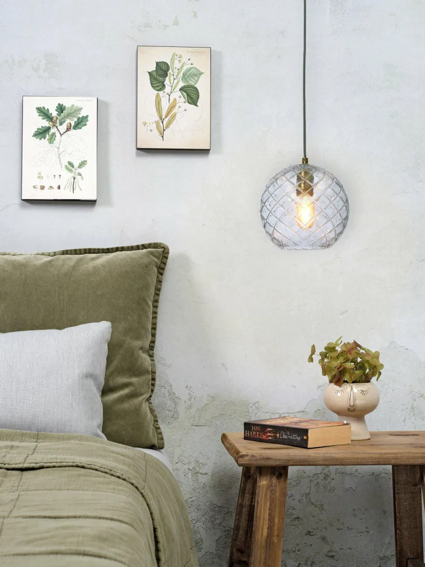 it's about RoMi Hanglamp glas Venice bol transparant
