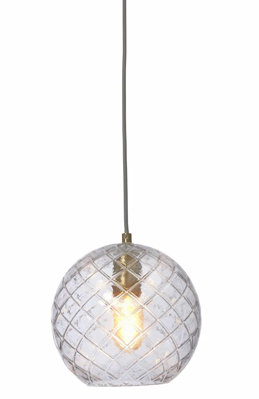 it's about RoMi Hanglamp glas Venice bol transparant