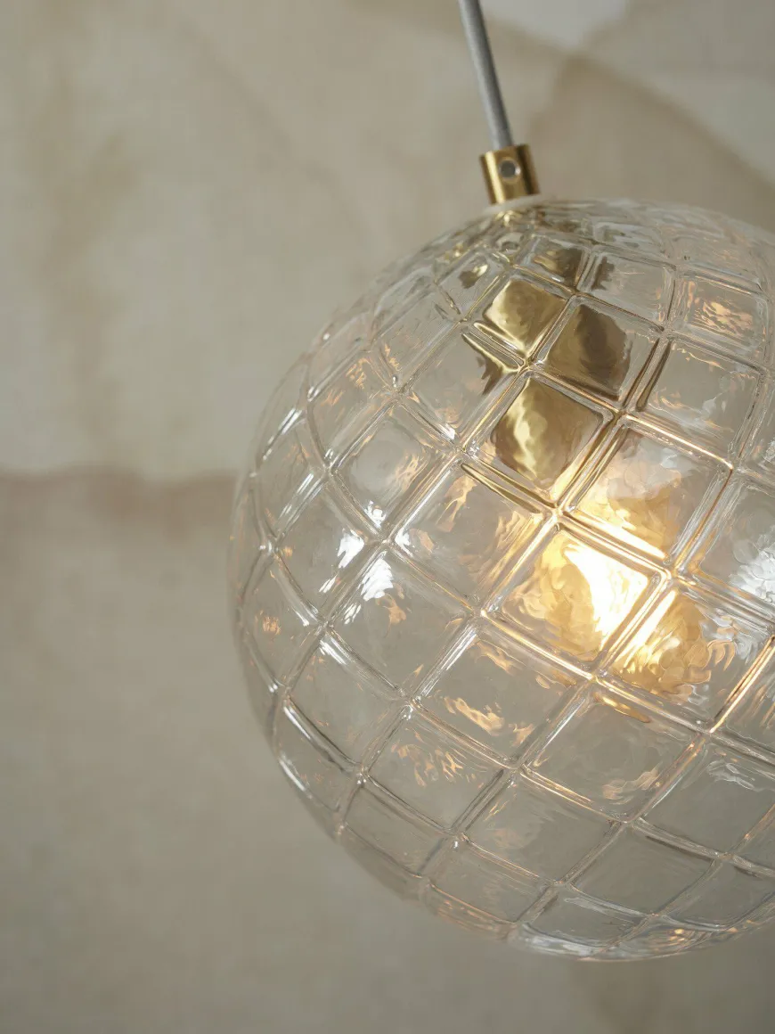 it's about RoMi Hanglamp glas Venice bol transparant