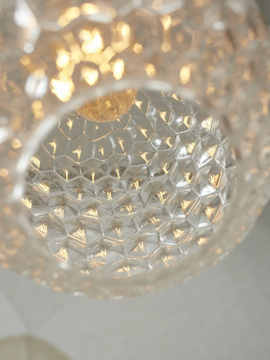 it's about RoMi Hanglamp glas Venice ovaal transparant