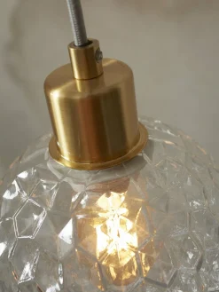 it's about RoMi Hanglamp glas Venice ovaal transparant