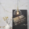 it's about RoMi Hanglamp glas Brussels Ø 20 transparant/goud rond