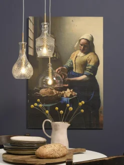 it's about RoMi Hanglamp glas Brussels Ø 20 transparant/goud rond