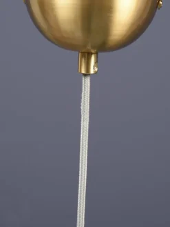 it's about RoMi Hanglamp glas Brussels Ø 20 transparant/goud rond