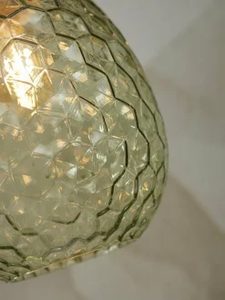 it's about RoMi Hanglamp glas Venice ovaal groen