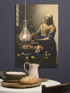 it's about RoMi Hanglamp glas Brussels Ø 14 transparant/goud druppel