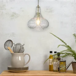 it's about RoMi Hanglamp glas Venice druppel transparant